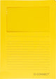 Q-connect l-map con finestra | 120 g/m² | a4 | confezione da 100 pezzi | giallo