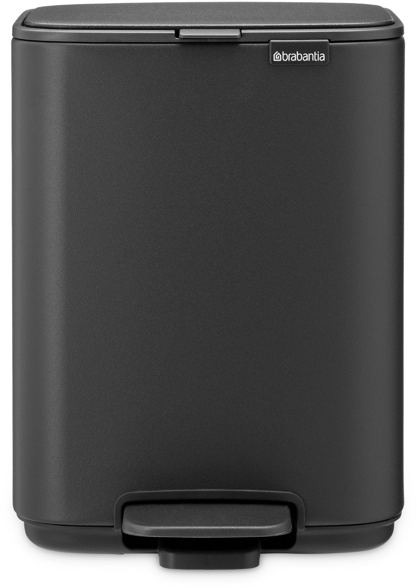 Brabantia bo pedaalemmer - 4 liter - badkamer - mineral infinite grey