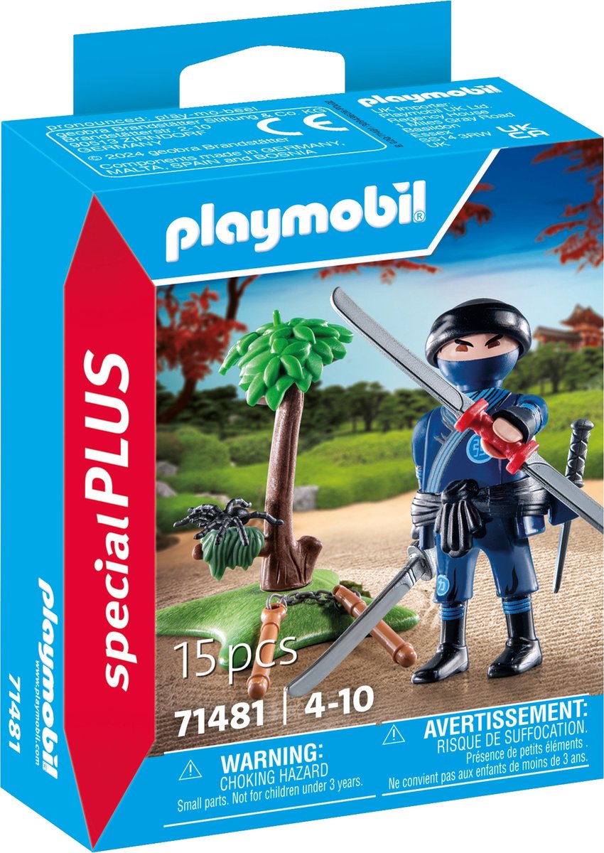Speciali Playmobil Ninja con attrezzatura 71481