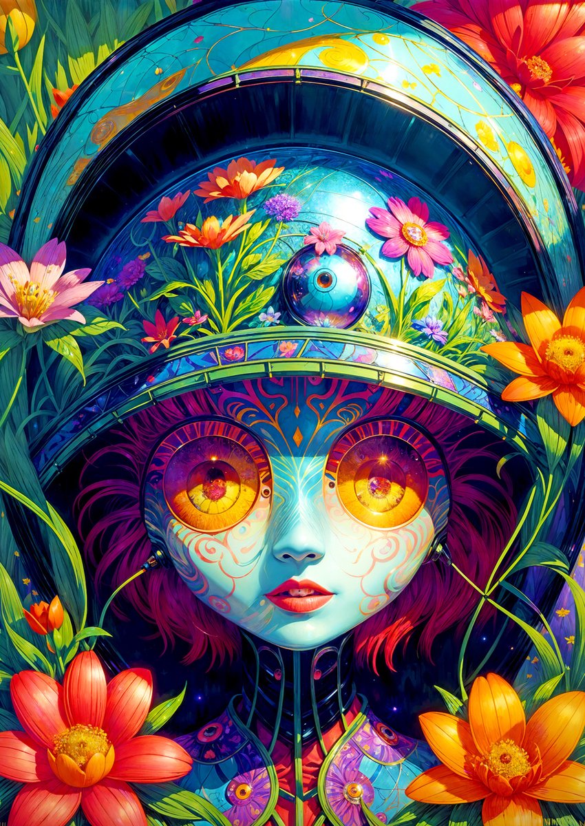 Enjoy puzzle legpuzzel floral warrior - 1000 stukjes kleurrijk.