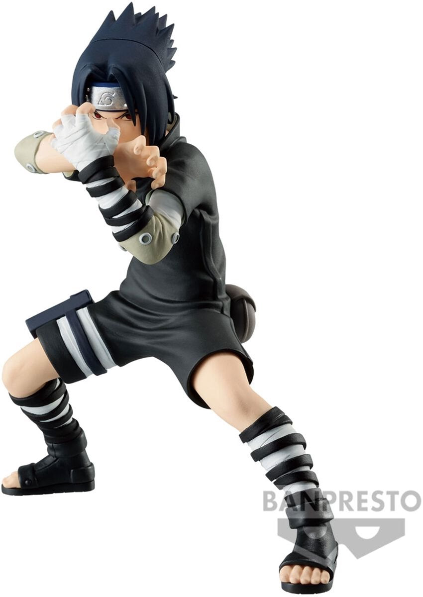 Naruto shippuden - banpresto - uchiha sasuke (estrellas vibratorias) figuras coleccionables multicolor