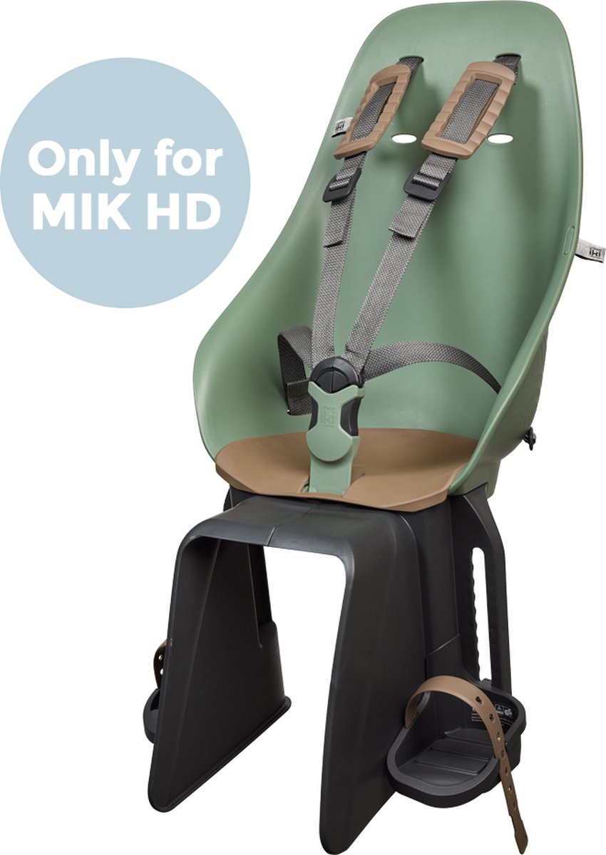 Urban iki asiento trasero para bicicleta ta–ke mik hd - icho verde kurumi marrón