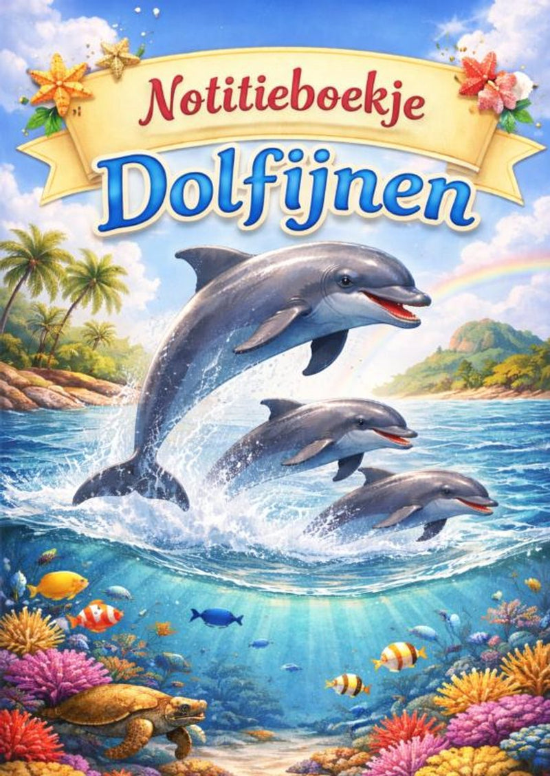 Cuaderno, delfines