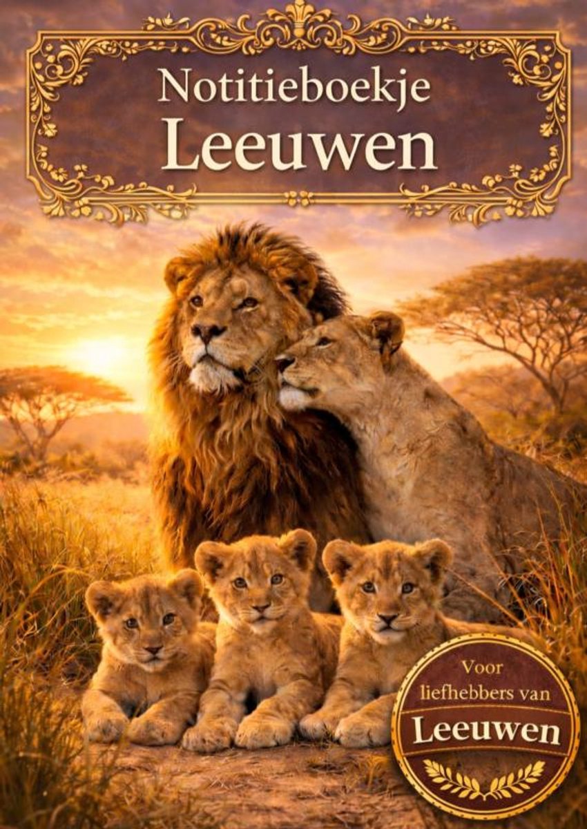 Notitieboekje, leeuwen.