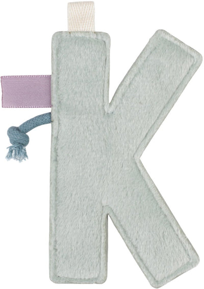 Piccolo elemento ghirlanda olandese - lettera k - grigio