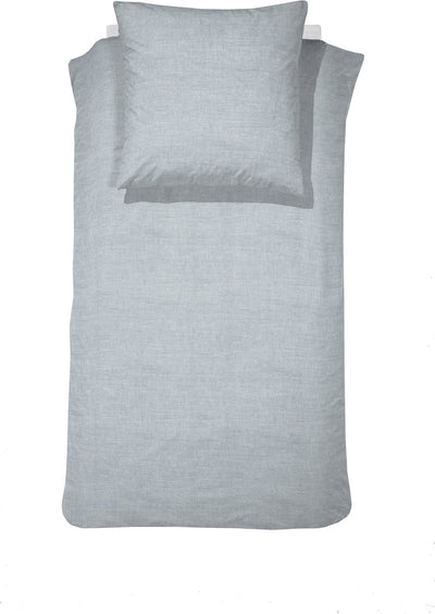 Juego de funda nórdica 1 persona Cenicienta lyn 155x220cm algodón gris claro + 1 funda de almohada 60x70