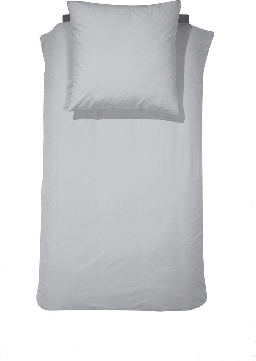 Cinderella morning 1-persoons dekbedovertrekset 135x200cm flanel lichtgrijs + 1 kussensloop 60x70