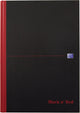 Quaderno Oxford nero e rosso a4 96 fogli a righe.