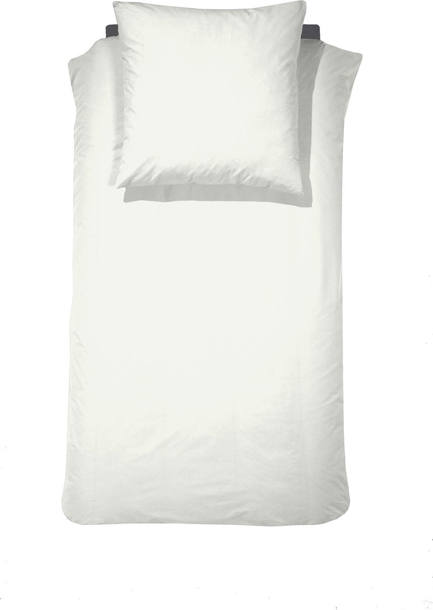 Cinderella morning 1-persoons dekbedovertrekset 155x220cm flanel ivoorwit + 1 kussensloop 60x70