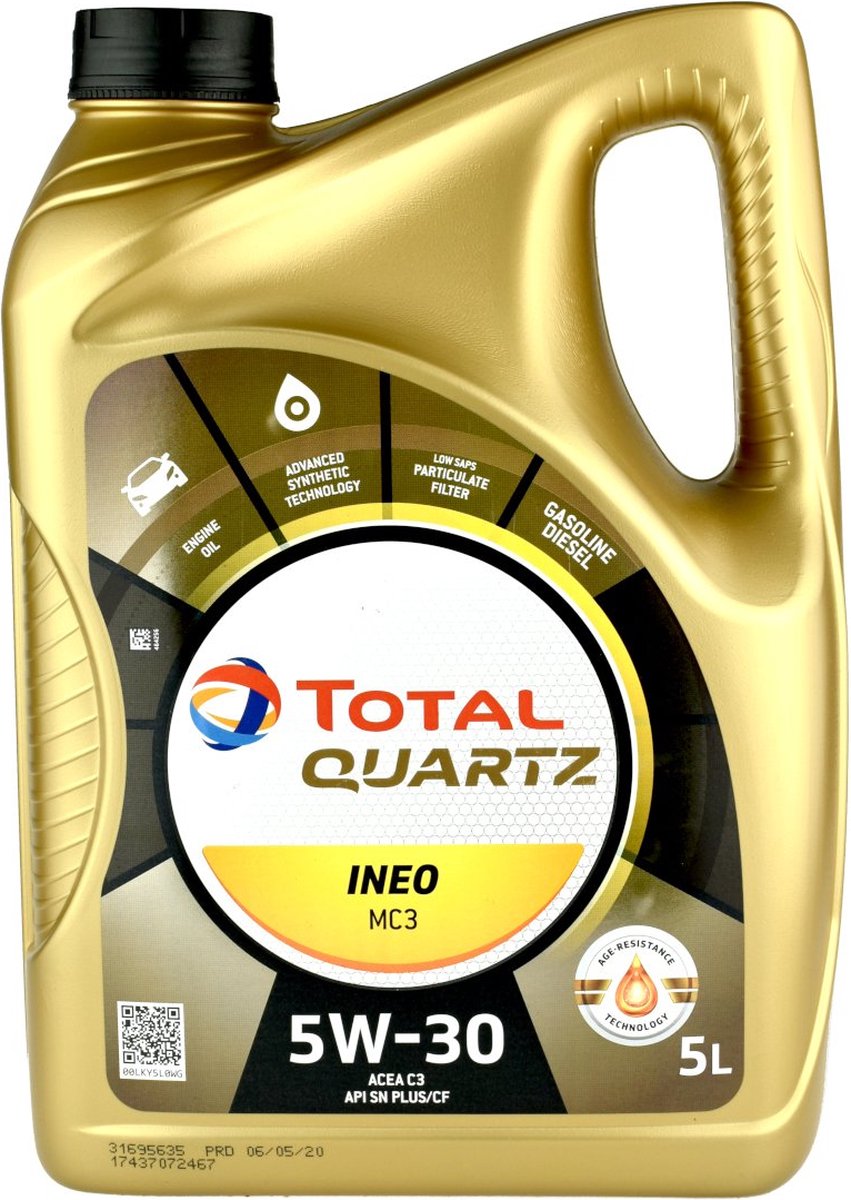 Cuarzo total ineo mc3 5w30 - 5l