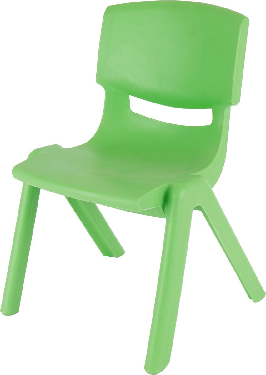Bieco groen kunststof kinderstoeltje 04000002