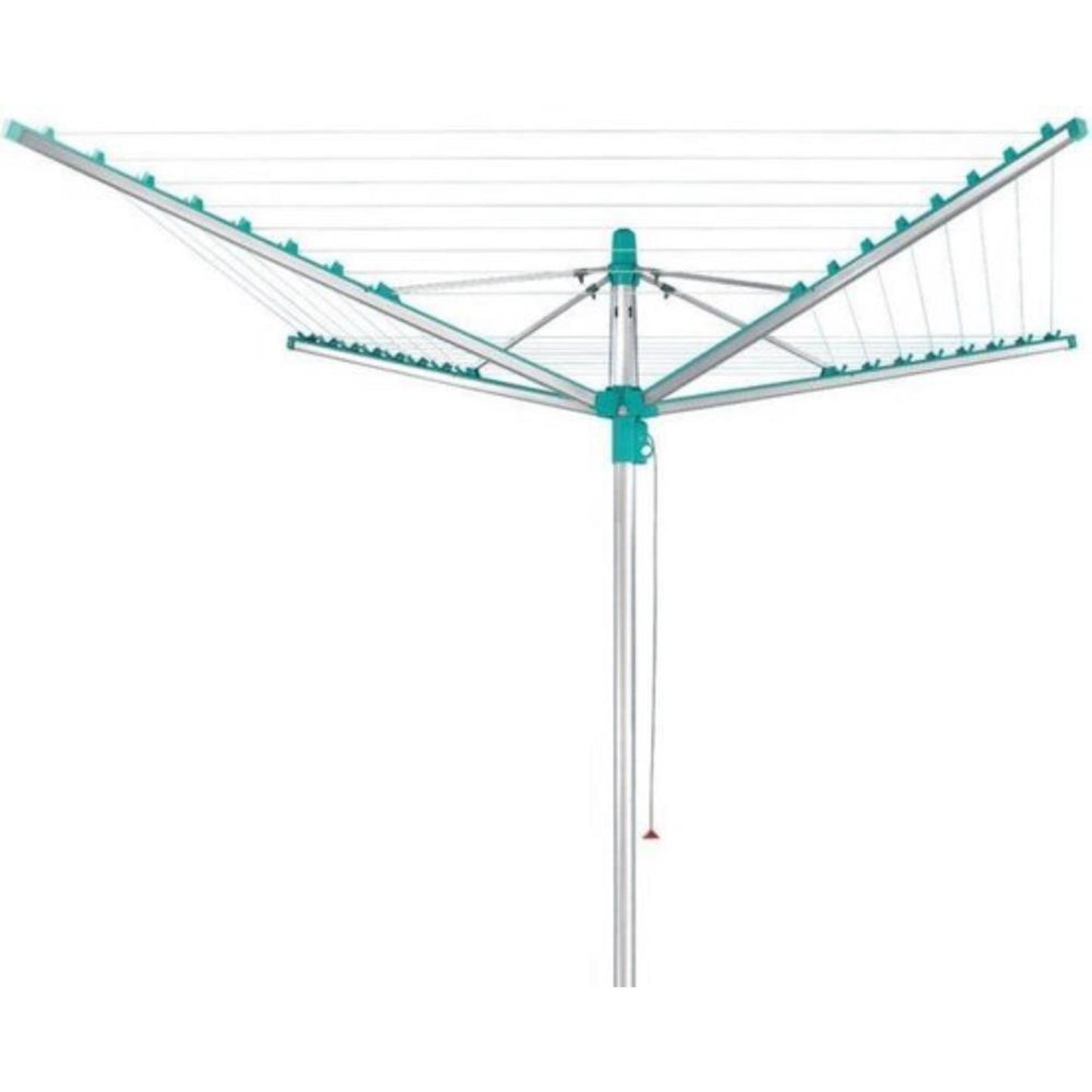 Leifheit Leifheit 85285 Linomático 400 Easy Droogmolen 40 m Longitud seca Turquesa Plata