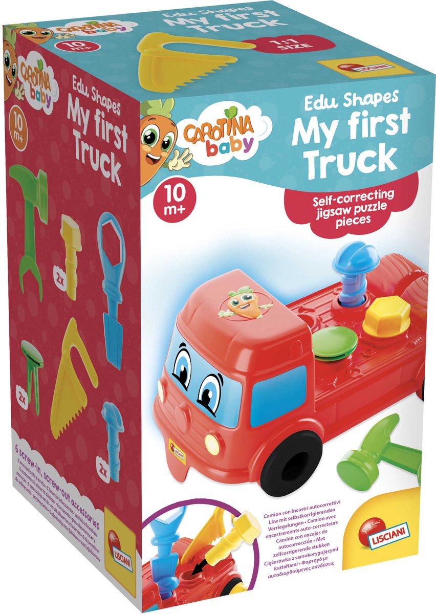 Lisciani carotina baby edu shape – il mio primo camion