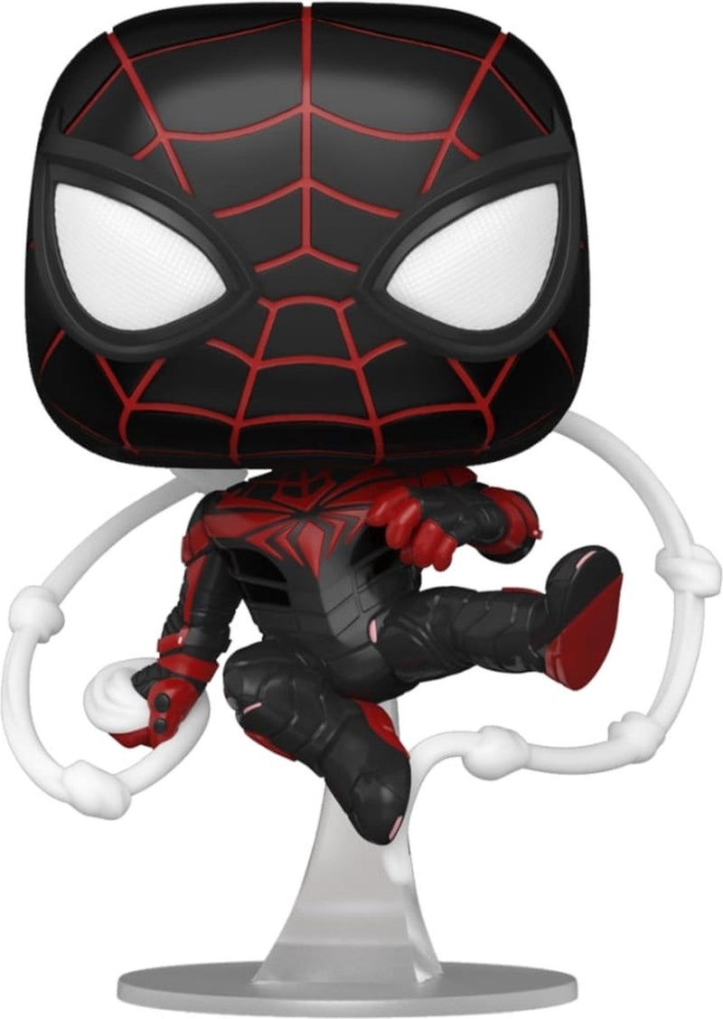 Funko miles morales (traje tecnológico avanzado) - ¡pop! juegos - millas morales