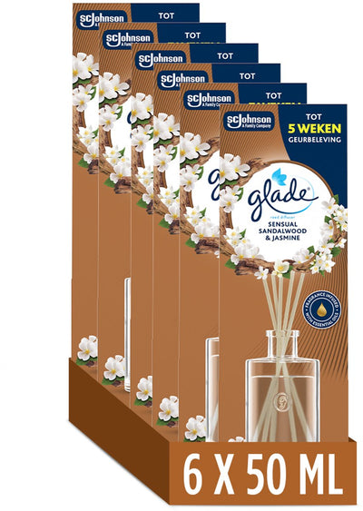 Glade geurstokjes sensual sandalwood jasmine