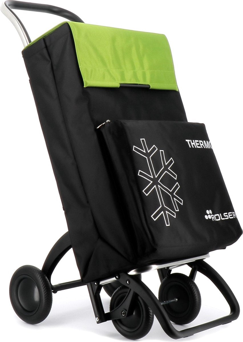 Rolser boodschappentrolley 4 wielen - thermo fresh mf - 4.2 - zwart lima