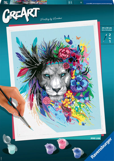 Ravensburger Creart Painting on number Boho Lion