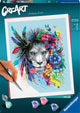 Ravensburger Creart Painting on Number Boho Lion