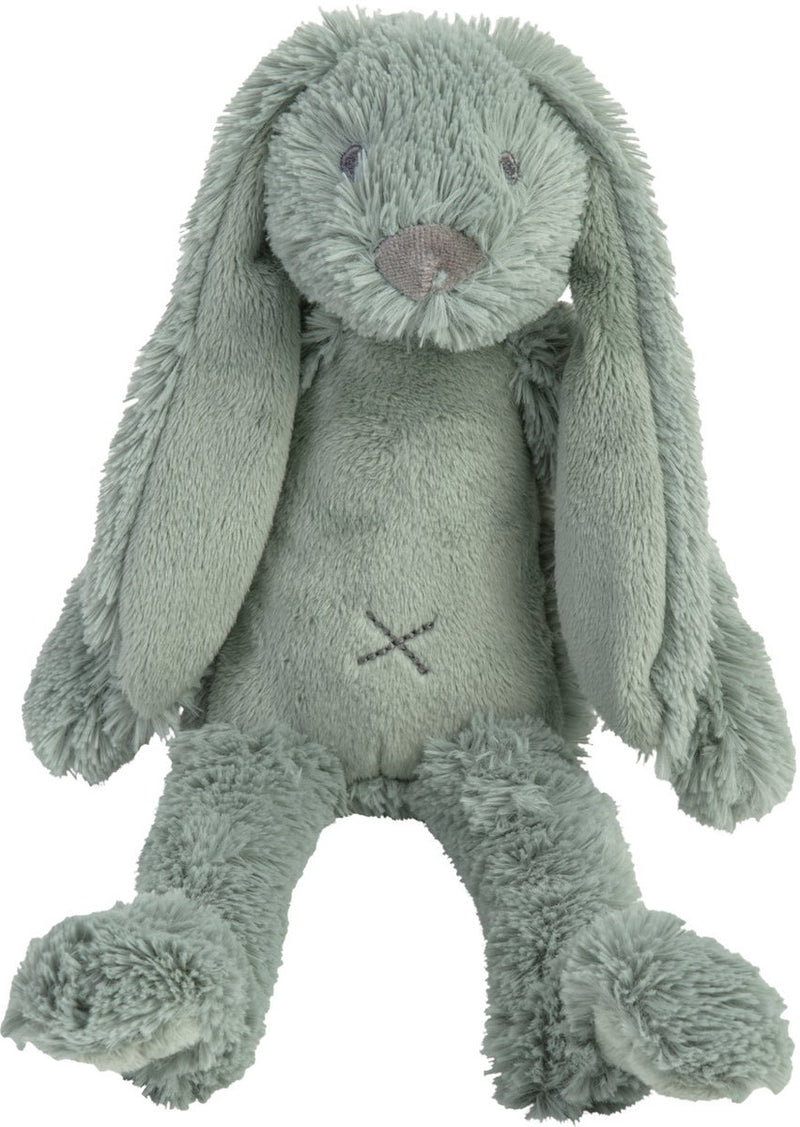 Peluche caballo feliz conejo richie 38cm - verde - peluche bebé
