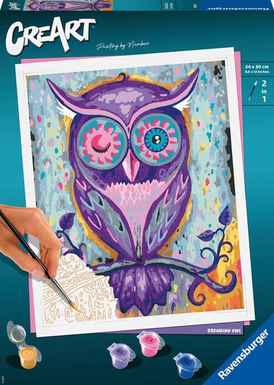 Ravensburger Creart Painting on number Dreaming Owl