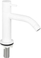 Differnz cold water tap - mix match - curved - matt white