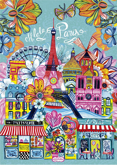 Puzzle Educa Parigi Auto Pintos 1000 Pezzi Adulti.