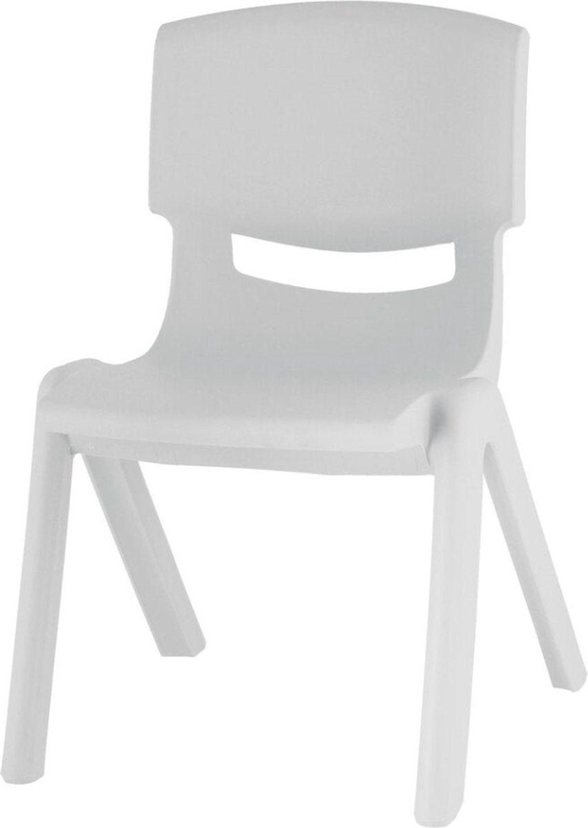 Bieco ice grijs kunststof kinderstoeltje