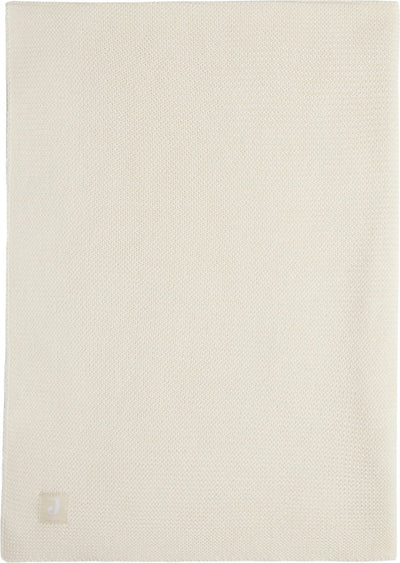 Jollein - coperta per lettino 75x100 cm - coperta per lettino, coperta per lettino, coperta per bebè - maglia basic - avorio