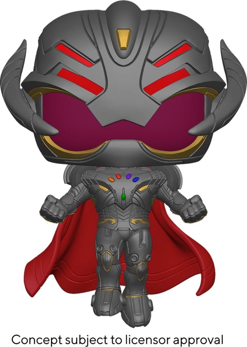 Marvel funko what if...? verzamelfiguur pop! animation the almighty 9 cm multicolours
