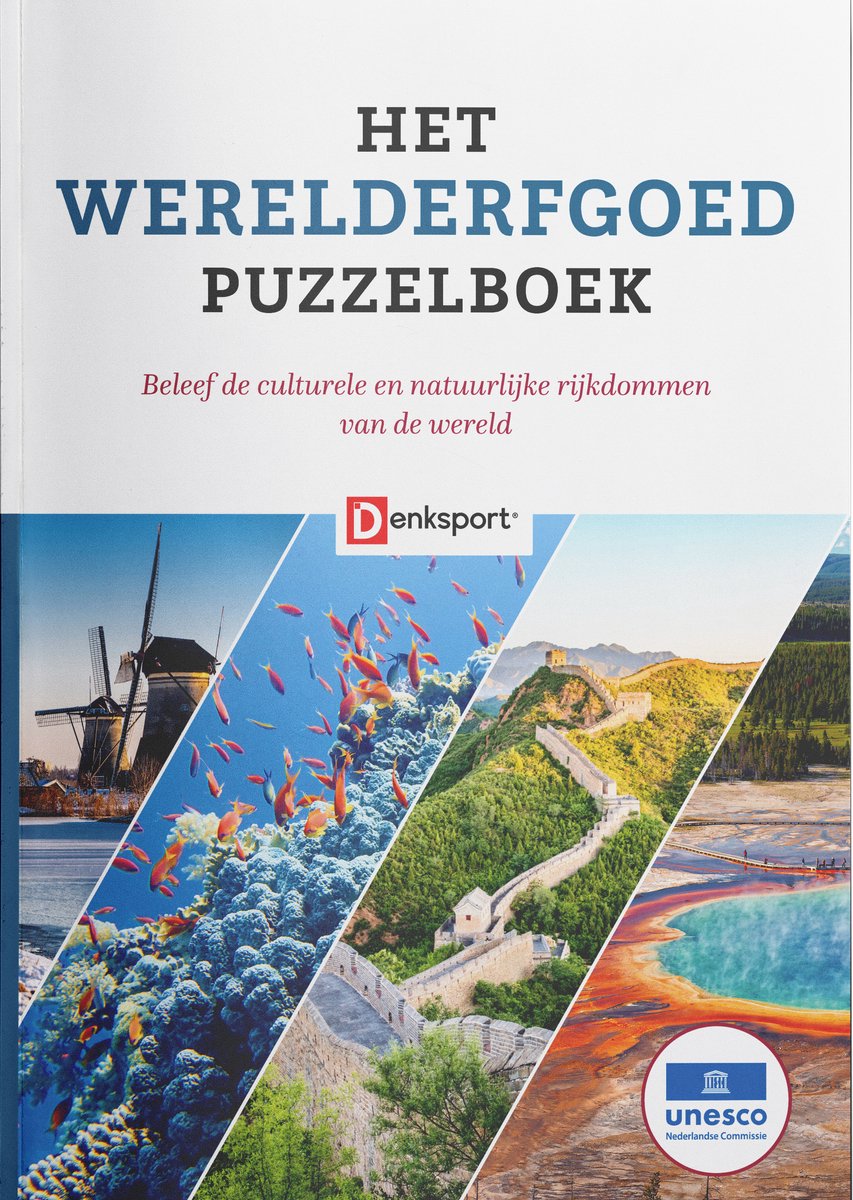 Denksport het werelderfgoed puzzelboek