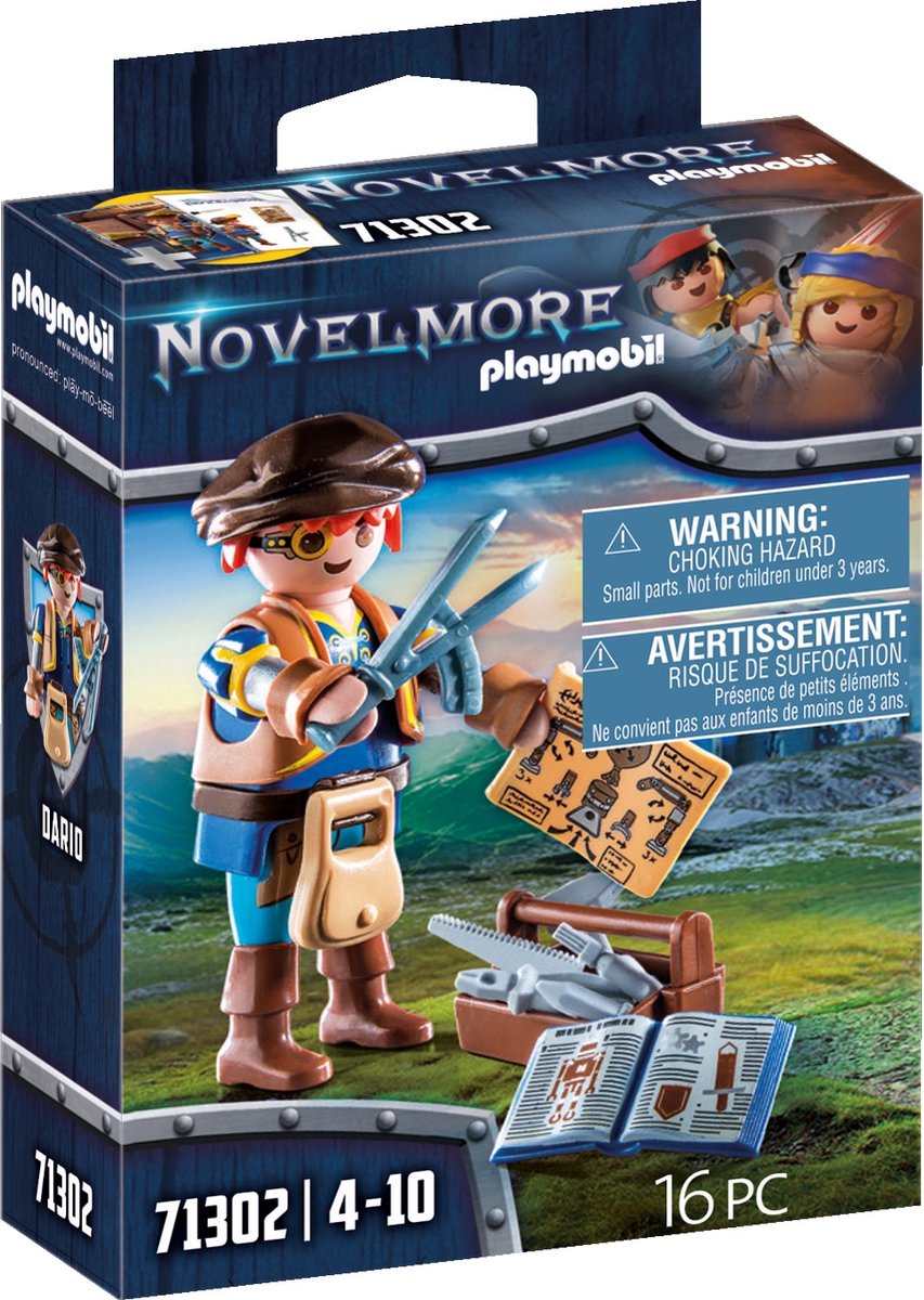 Playmobil romanzo Dario con strumenti 71302