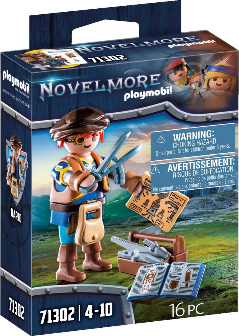 PlayMobil novela más dario con herramientas 71302