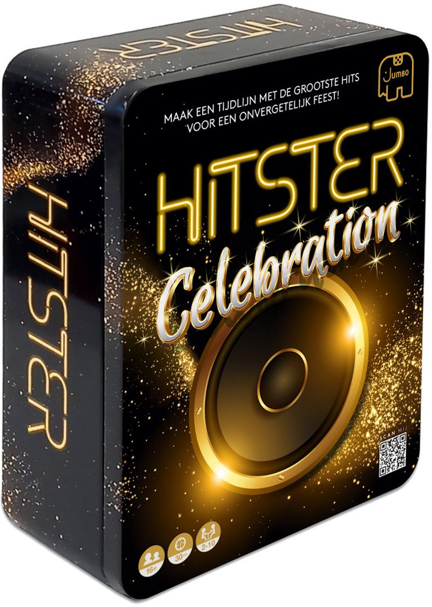 Jumbo Celebration Hitster versión de lujo en lata.