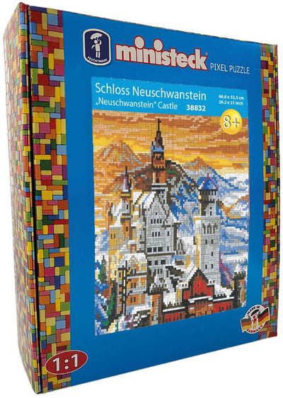 Ministeck building set Neuschwanstein Castle - XXL mosaic box - 9800 pieces.