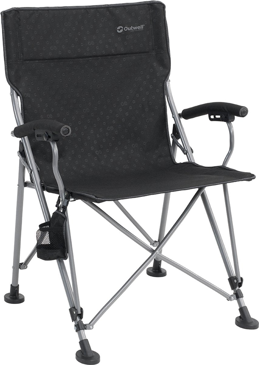Outwell campo xl silla de camping silla plegable negro 97 x 67 x 67 cm