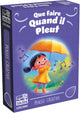 Lisciani life skills cosa fare quando fuori piove ed. francese