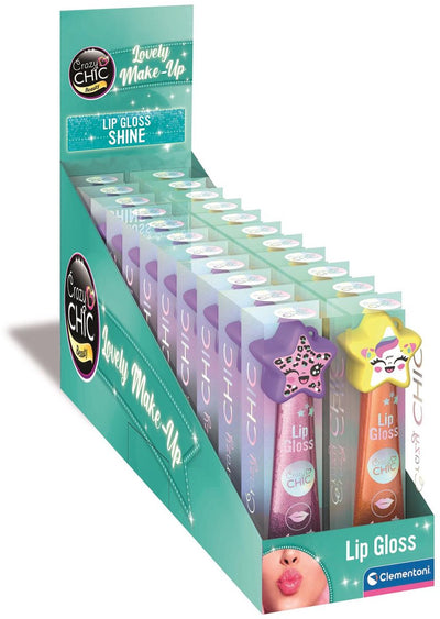 Clementoni Crazy Chic Lipgloss Star Purple Yellow