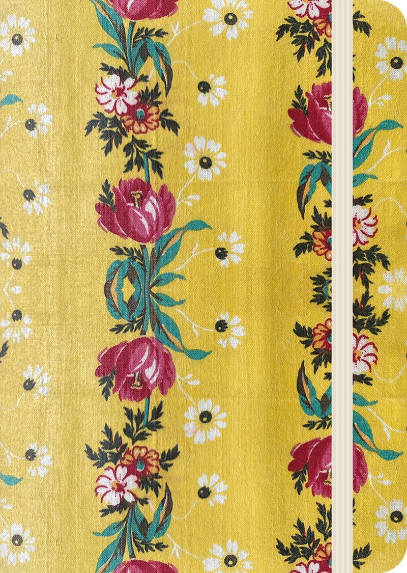 Uitgeverij karmijn carmyne's journal a5 tomoe river notitieboek - yellow flowers
