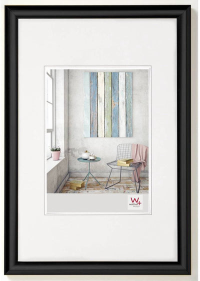 Walther trendstyle - plastic frame - photo size 13x18 cm - black