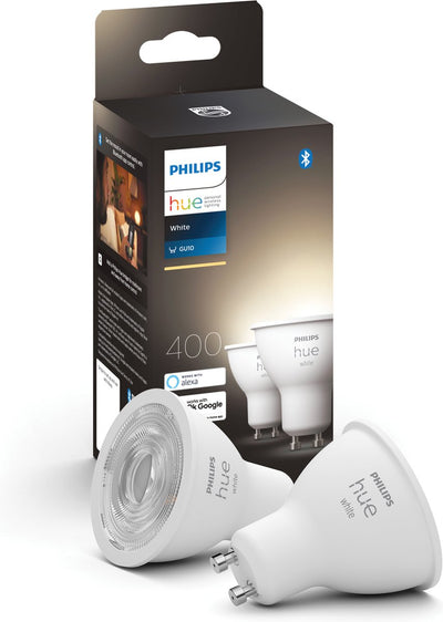 Philips hue spot - luce bianca calda - confezione da 2 - gu10