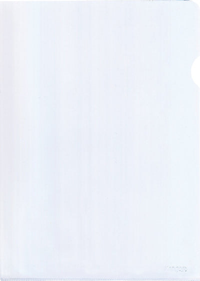 Kangaro l-folder - a4 - PVC 180 micron - transparent grained - 100 pieces - k-34022