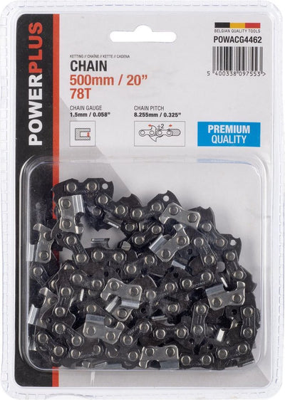Cadena Powerplus powacg4462 - 20 - 500 mm - 78 dientes - premium