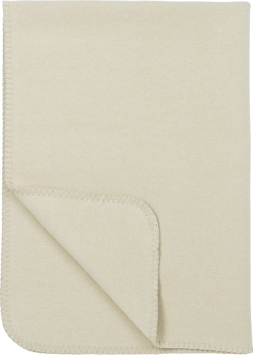 Coperta per culla Meyco Baby Uni - intrecciata - sabbia - 75x100 cm - 1.0 tog