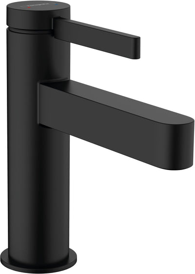 Hansgrohe finoris - miscelatore lavabo - con piletta - 100mm - nero opaco