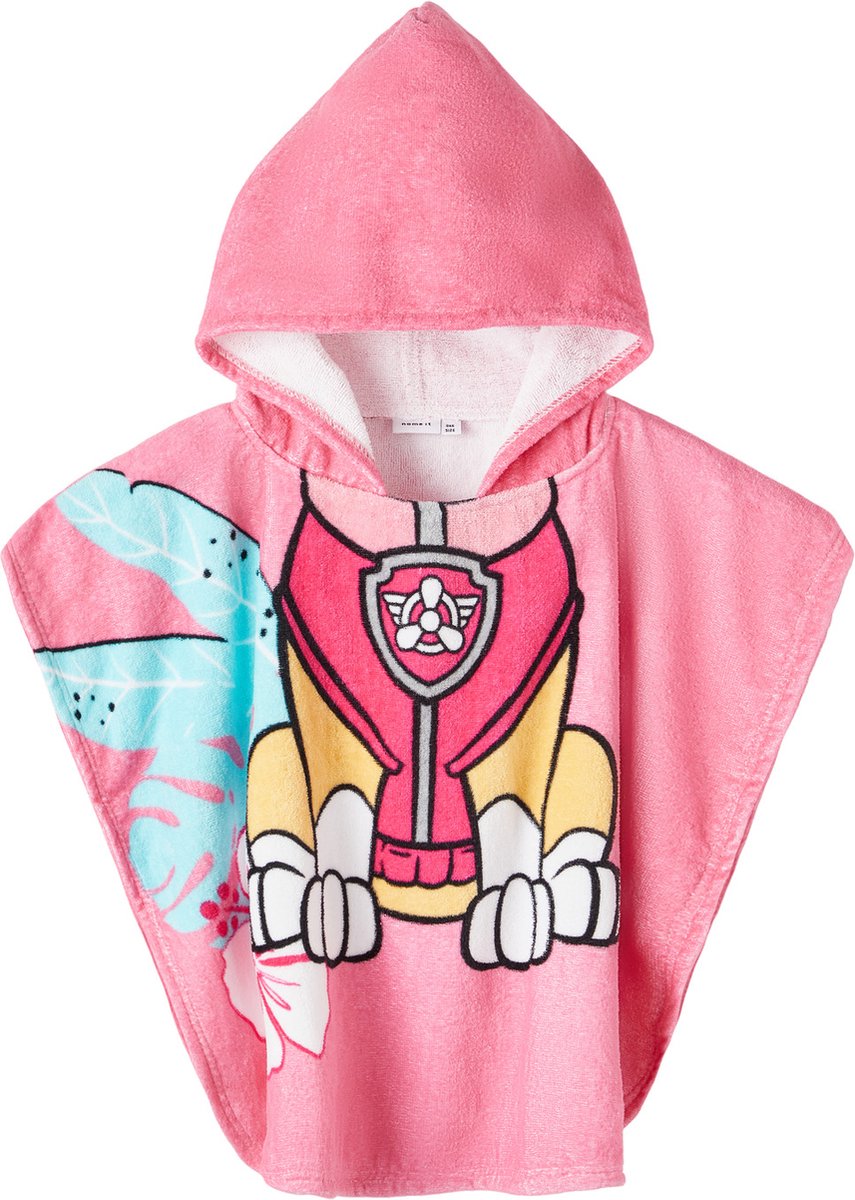 Paw patrol badponcho en badcape voor meisjes - praktisch - comfortabel - one size