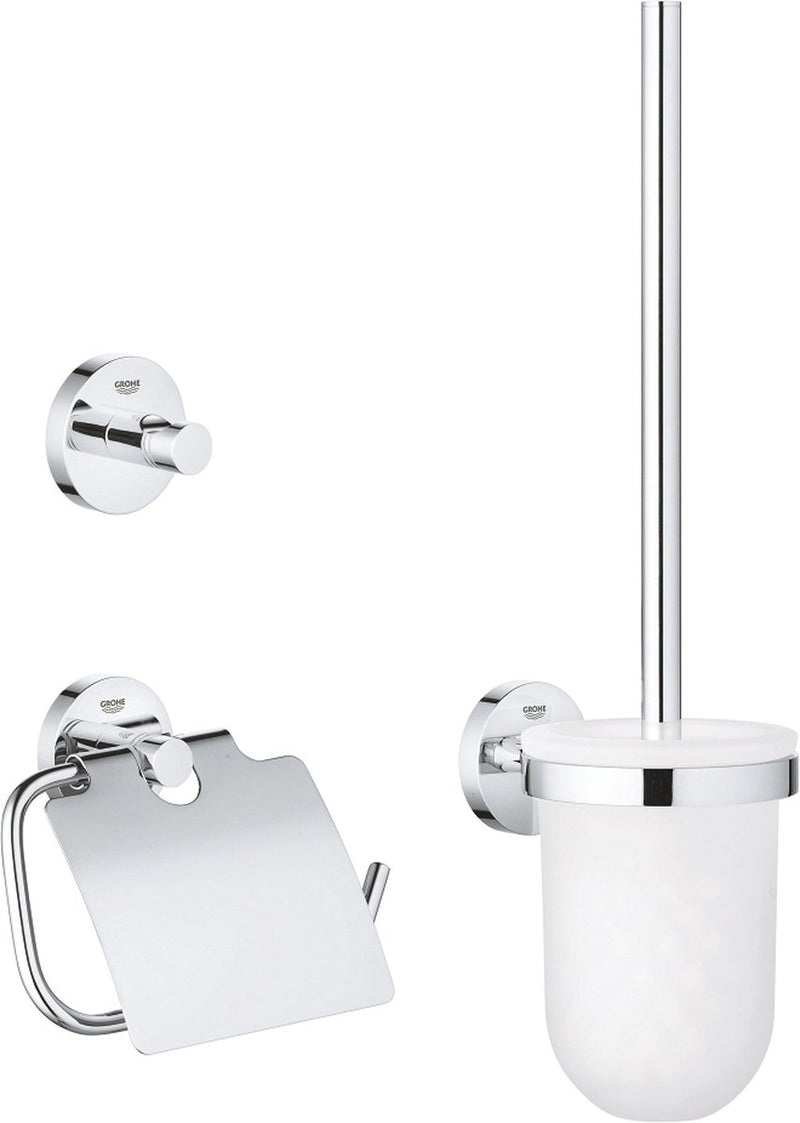 Grohe start juego de accesorios 3 en 1 - cromo