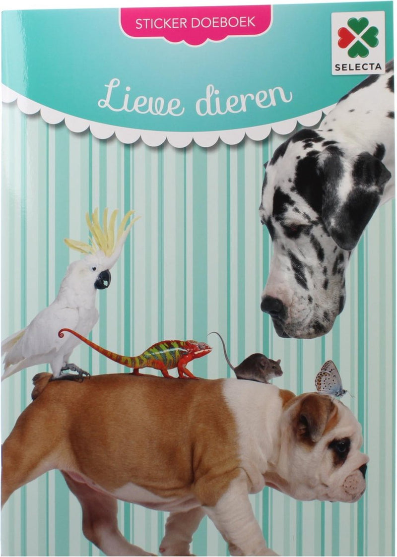Querida pegatina de animales Doeboek