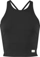 Craft collective cropped singlet w dames sportshirt - zwart