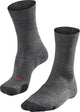 Falke tk2 anti-blaar dik wol functioneel materiaal wandelsokken dames grijs - maat 41-42