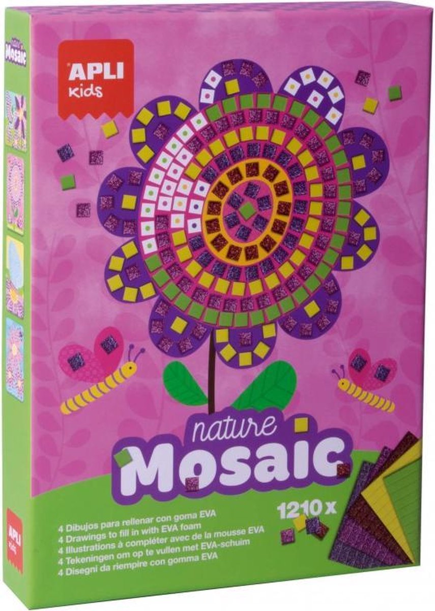 Kit mosaico bambini Apli primavera